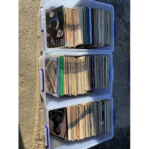 610 - 3 Trays of LP records