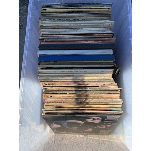 610 - 3 Trays of LP records