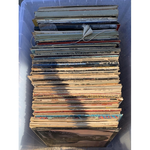 610 - 3 Trays of LP records