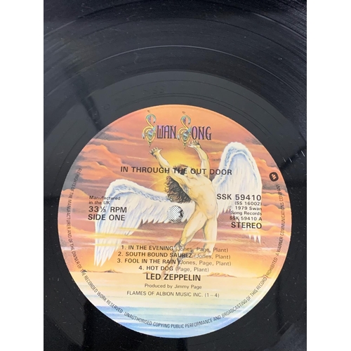 682 - Led Zeppelin Physical Graffitt Album dated 1975 (near mint condition) and In Through The Out Door Al... 