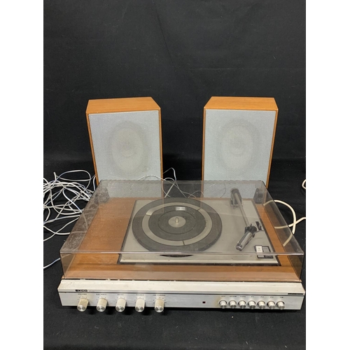 768 - Ekco ZU3 Record Deck and Speakers