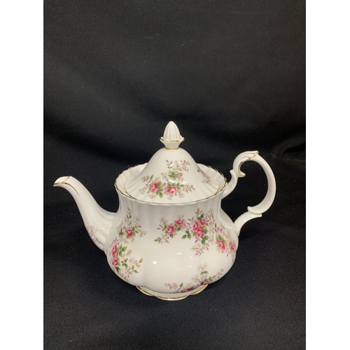 774 - Royal Albert Lavender Rose tea and coffee ware, dinnerware & accessories plus large Teapot in last p... 