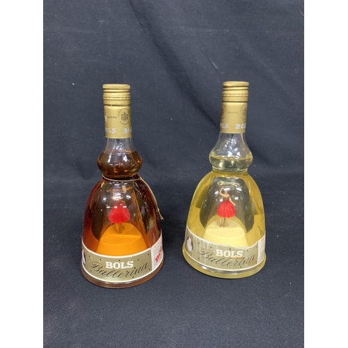 881 - Two Bols Bottles Musical Ballerinas both Working