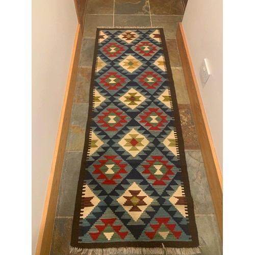 356 - Maimana Kilim Runner 196 x 70 cms