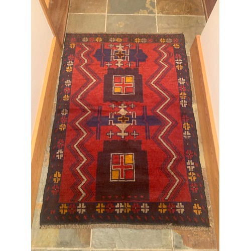 357 - Baluchi Rug 131 x 58 cms