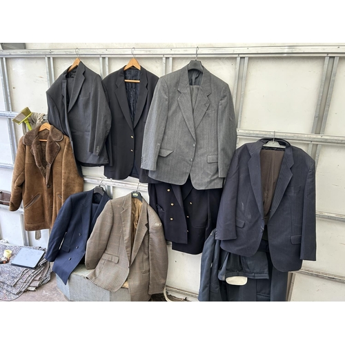 100 - Collection of suits and jackets