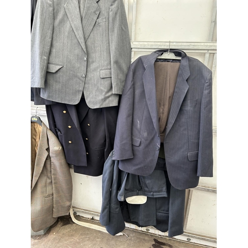 100 - Collection of suits and jackets