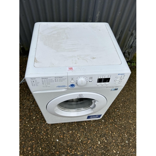 105 - An Indesit washing machine