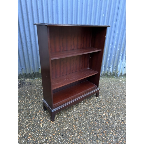172 - A stag open fronted bookcase