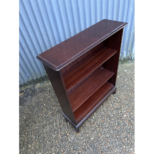 172 - A stag open fronted bookcase