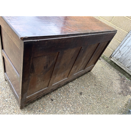 19 - An 18th century oak sideboard / dresser base  144x50x88
