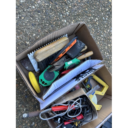 400a - Three boxes of assorted modern tools