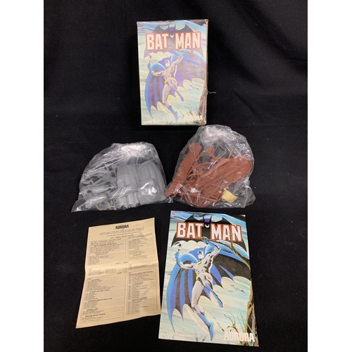 591 - Aurora boxed Batman plastic assembly kit, as new with instructions