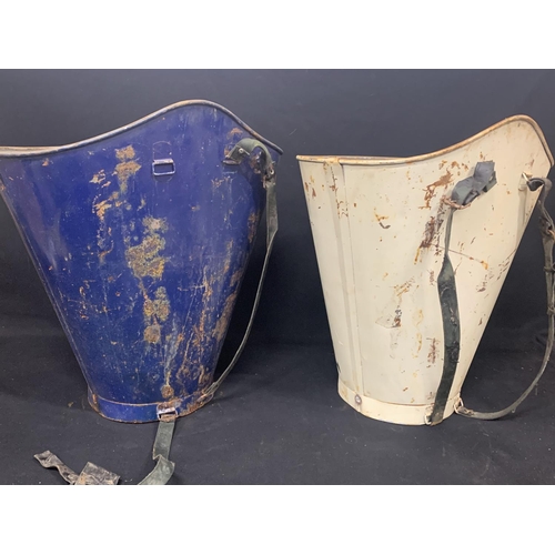 598 - Pair Chateauneuf Du-pape  grape buckets