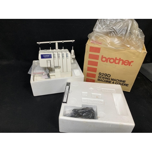 701 - Brother Lock 929 Sewing Machine, Boxed as new