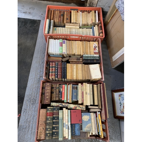 705 - 3 crates of mainly French books