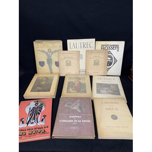 706 - Collection of French Artists book and booklets