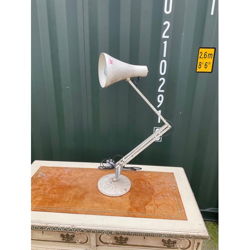 285 - Vintage white angle poise lamp