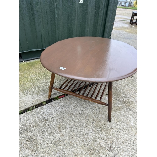 223 - An Ercol dark elm coffee table