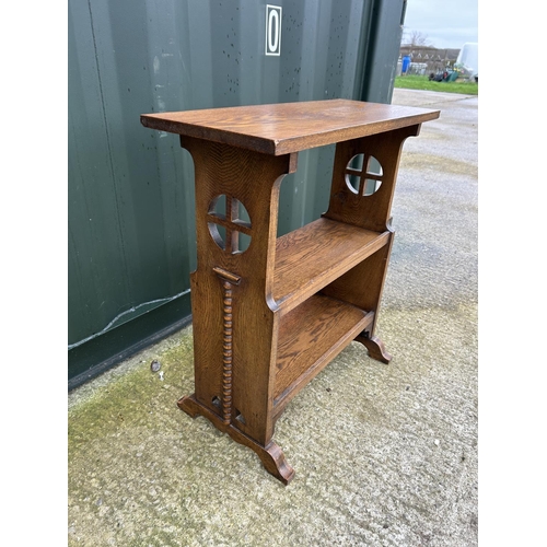 231 - A Scottish oak Arts and Crafts book stand