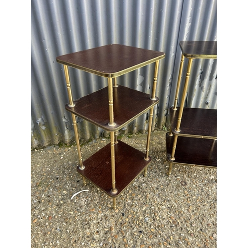 272 - A pair of retro Italian style side tables