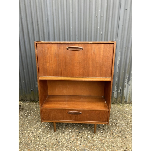 34 - A teak bureau