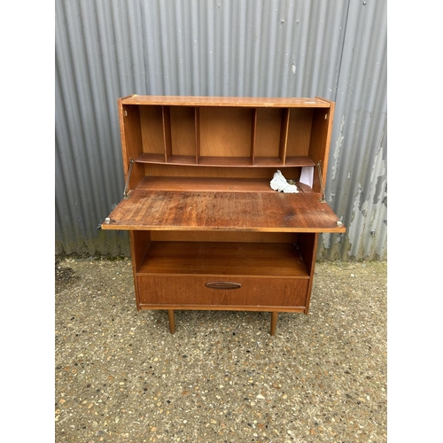 34 - A teak bureau