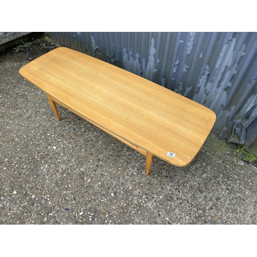 59 - Mid century coffee table