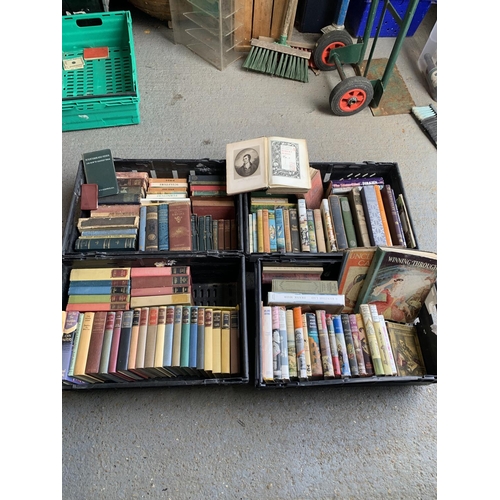 1001 - Four crates of assorted books