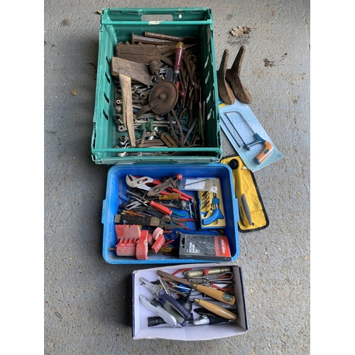 396 - Two trays of assorted tools