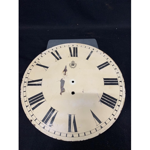 432 - RAF clock face  c1940, diameter 35cms