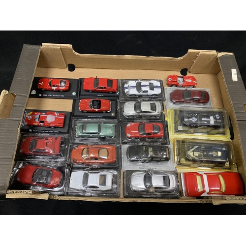 459 - Tray of 19 Die Cast Model Cars