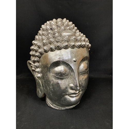 472 - Large Thai Goddess Head, height 44cms