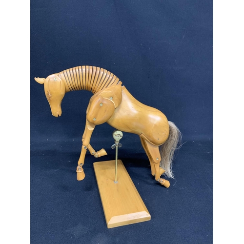 559 - Wooden artists horse