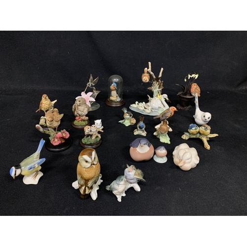 723 - Collection of Country Artist, Harbens, Copenhagen, Lladro and other bird figures