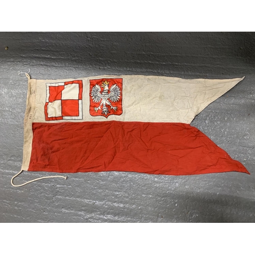 740 - Polish Air Force WW2 Flag dated 1942