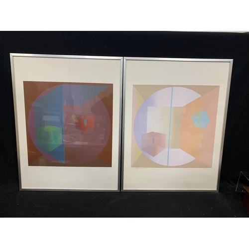 995 - Two framed Artist Proofs Signed Gollifer '81 each 59 x 78 cms