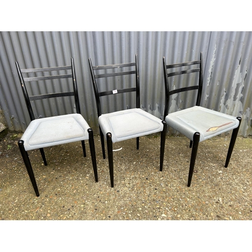 15 - Three retro g plan chairs