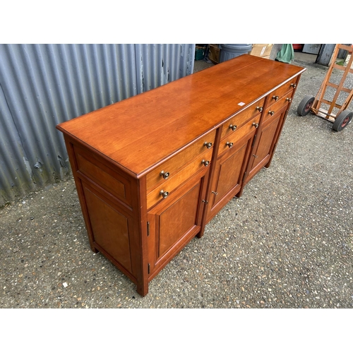 199 - A good quality six drawer mahogany sideboard with three doors 175x50 x90