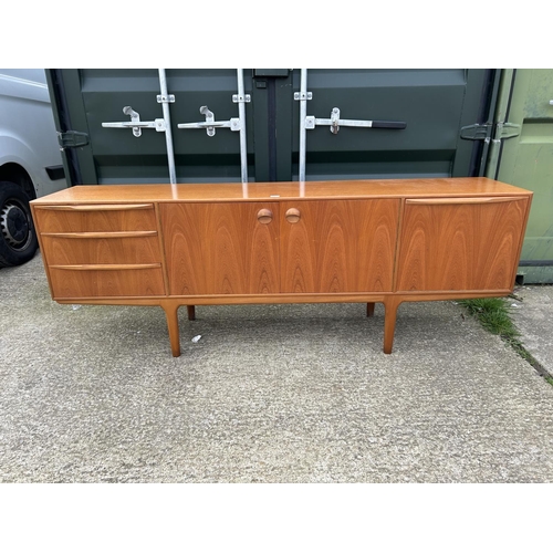 250g - A Macintosh teak cocktail sideboard 204x44x75