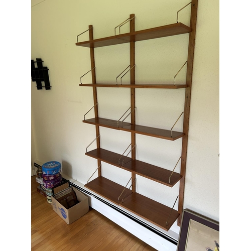 250j - A mid century teak book shelving system possibly by poul cadovius