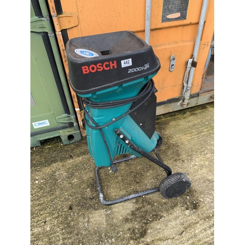 442 - Bosch AXT 2000HP Garden Shredder