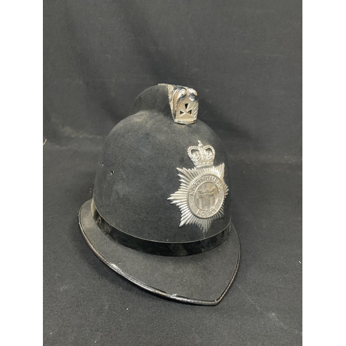 723 - Vintage British Police Helmet