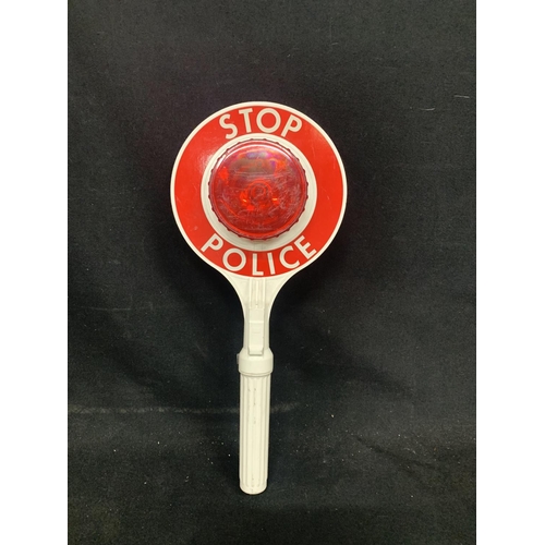 724 - Vintage Traffic Policeman's Stop Sign, height 45 cms