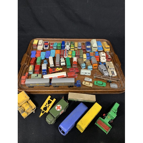 812 - Collection of vintage Die cast models (not including tray)