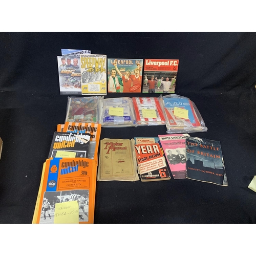 663 - Collection of vintage Football Programmes and Ephemera