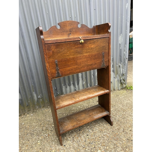 172 - An arts and crafts type oak students bureau