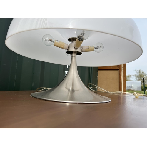 338 - A mid century mushroom shaped lamp