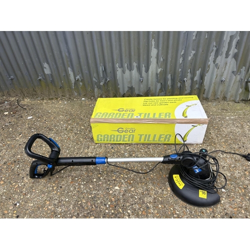 40 - A garden gear Tiller together with a a MAC strimmer