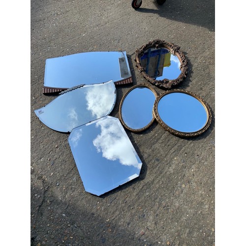 997 - 6 Vintage mirrors